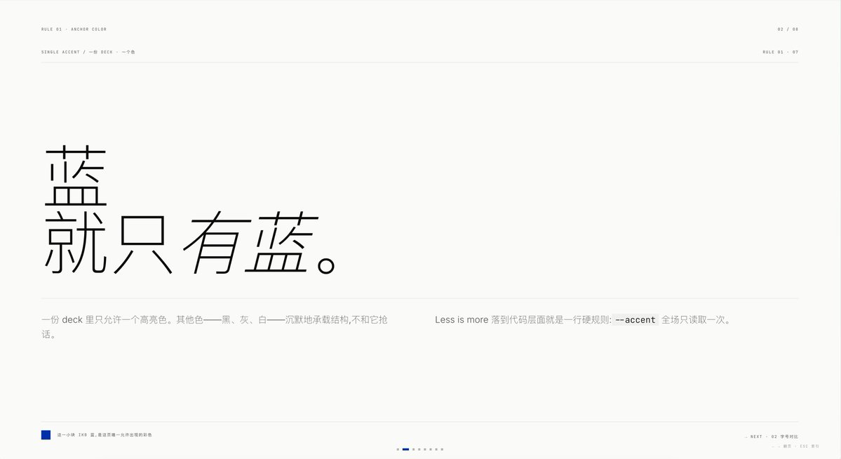 归藏 X 长文配图：瑞士风设计纪律示意